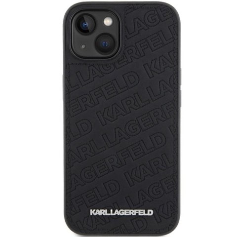 Etui Karl Lagerfeld Quilted K Pattern na iPhone 15 Plus / 14 Plus - czarne Karl Lagerfeld