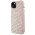 Etui Karl Lagerfeld Quilted K Pattern na iPhone 15 Plus / 14 Plus - różowe Karl Lagerfeld