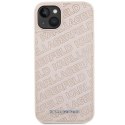 Etui Karl Lagerfeld Quilted K Pattern na iPhone 15 Plus / 14 Plus - różowe Karl Lagerfeld