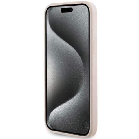 Etui Karl Lagerfeld Quilted K Pattern na iPhone 15 Plus / 14 Plus - różowe Karl Lagerfeld