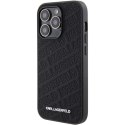 Etui Karl Lagerfeld Quilted K Pattern na iPhone 15 Pro - czarne Karl Lagerfeld