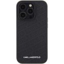 Etui Karl Lagerfeld Quilted K Pattern na iPhone 15 Pro - czarne Karl Lagerfeld