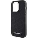 Etui Karl Lagerfeld Quilted K Pattern na iPhone 15 Pro - czarne Karl Lagerfeld