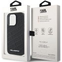Etui Karl Lagerfeld Quilted K Pattern na iPhone 15 Pro - czarne Karl Lagerfeld