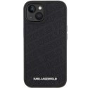 Etui Karl Lagerfeld Quilted K Pattern na iPhone 15 - czarne Karl Lagerfeld