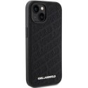 Etui Karl Lagerfeld Quilted K Pattern na iPhone 15 - czarne Karl Lagerfeld