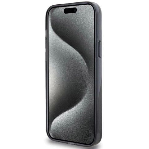 Etui Karl Lagerfeld Ring Stand Karl Head MagSafe na iPhone 15 Plus / 14 Plus - czarne Karl Lagerfeld