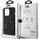 Etui Karl Lagerfeld Silicone Karl Script na iPhone 15 Pro - czarne Karl Lagerfeld
