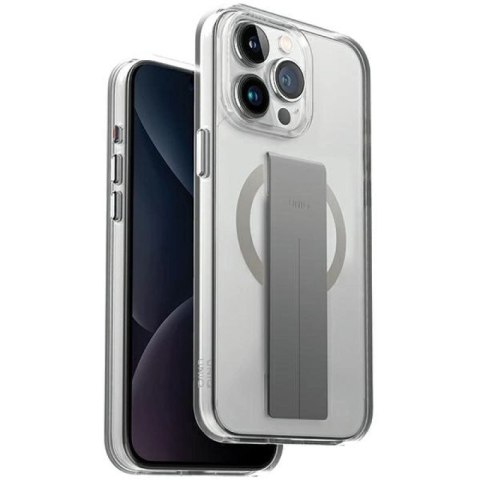 Etui UNIQ Heldro Mag Magclick Charging na iPhone 15 Pro Max - przezroczyste UNIQ