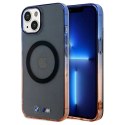 Etui BMW Gradient Bumper MagSafe na iPhone 15 Plus / 14 Plus - szare BMW