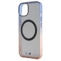 Etui BMW Gradient Bumper MagSafe na iPhone 15 Plus / 14 Plus - szare BMW