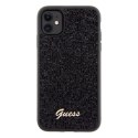 Etui Guess Disco Metal Script na iPhone 11 / Xr - czarne Guess