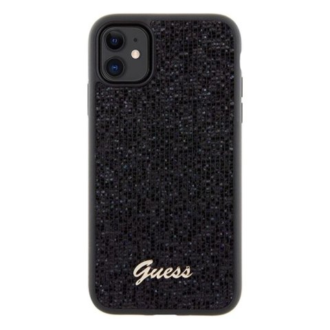 Etui Guess Disco Metal Script na iPhone 11 / Xr - czarne Guess