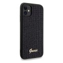 Etui Guess Disco Metal Script na iPhone 11 / Xr - czarne Guess