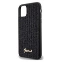 Etui Guess Disco Metal Script na iPhone 11 / Xr - czarne Guess
