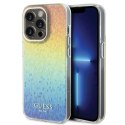 Etui Guess IML Faceted Mirror Disco Iridescent na iPhone 14 Pro - wielokolorowe Guess