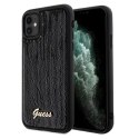 Etui Guess Sequin Script Metal na iPhone 11 / Xr - czarne Guess