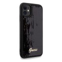 Etui Guess Sequin Script Metal na iPhone 11 / Xr - czarne Guess