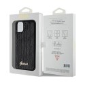 Etui Guess Sequin Script Metal na iPhone 11 / Xr - czarne Guess