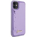 Etui Guess Sequin Script Metal na iPhone 11 / Xr - fioletowe Guess
