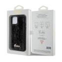 Etui Guess Sequin Script Metal na iPhone 12/12 Pro - czarne Guess