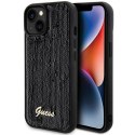 Etui Guess Sequin Script Metal na iPhone 14 / 15 / 13 - czarne Guess