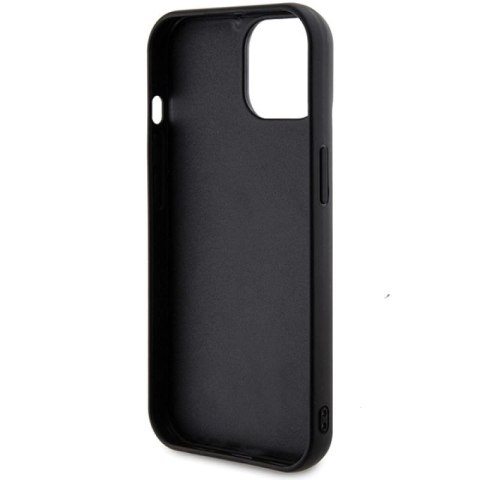 Etui Guess Sequin Script Metal na iPhone 14 / 15 / 13 - czarne Guess
