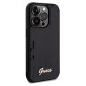 Etui Guess Sequin Script Metal na iPhone 14 Pro Max - czarne Guess