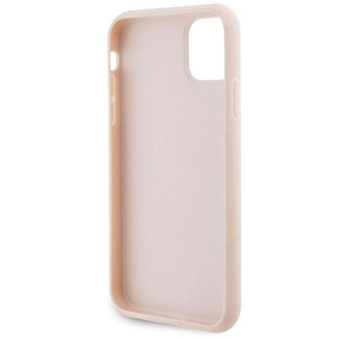 Etui Karl Lagerfeld Quilted K Pattern na iPhone 11 / Xr - różowe Karl Lagerfeld