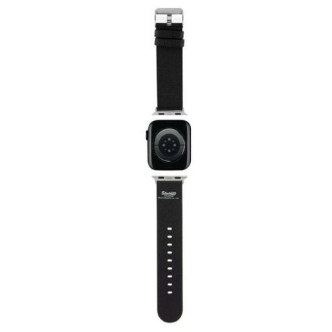 Pasek Hello Kitty Heads & Bows Pattern na Apple Watch 38/40/41mm - czarny Hello Kitty