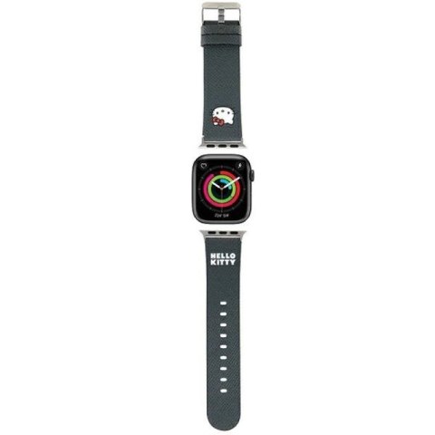 Pasek Hello Kitty Kitty Head na Apple Watch 38/40/41mm - czarny Hello Kitty
