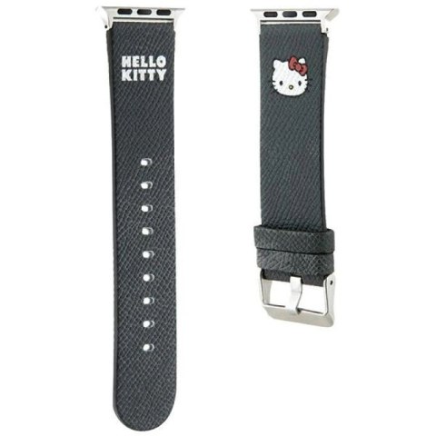 Pasek Hello Kitty Kitty Head na Apple Watch 38/40/41mm - czarny Hello Kitty