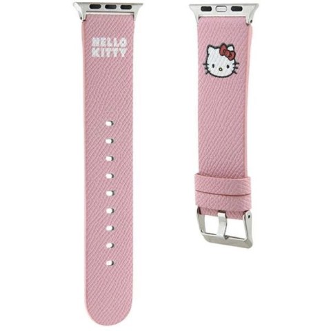 Pasek Hello Kitty Kitty Head na Apple Watch 38/40/41mm - różowy Hello Kitty