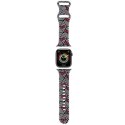 Pasek Hello Kitty Silicone Bows & Stripes na Apple Watch 38/40/41mm - czarny Hello Kitty