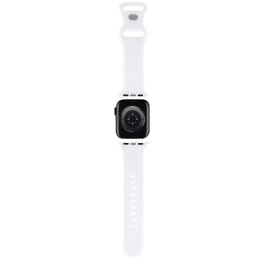 Pasek Hello Kitty Silicone Bows & Stripes na Apple Watch 38/40/41mm - czarny Hello Kitty