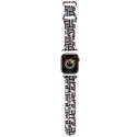 Pasek Hello Kitty Silicone Heads & Stripes na Apple Watch 38/40/41mm - czarny Hello Kitty