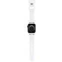Pasek Hello Kitty Silicone Heads & Stripes na Apple Watch 38/40/41mm - czarny Hello Kitty
