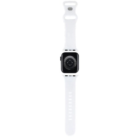 Pasek Hello Kitty Silicone Heads & Stripes na Apple Watch 38/40/41mm - czarny Hello Kitty