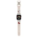Pasek Hello Kitty Silicone Kitty Head na Apple Watch 38/40/41mm - beżowy Hello Kitty
