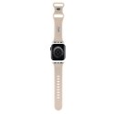 Pasek Hello Kitty Silicone Kitty Head na Apple Watch 38/40/41mm - beżowy Hello Kitty