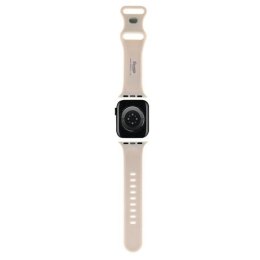 Pasek Hello Kitty Silicone Kitty Head na Apple Watch 38/40/41mm - beżowy Hello Kitty