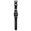 Pasek Hello Kitty Silicone Kitty Head na Apple Watch 38/40/41mm - czarny Hello Kitty