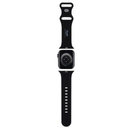 Pasek Hello Kitty Silicone Kitty Head na Apple Watch 38/40/41mm - czarny Hello Kitty