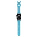 Pasek Hello Kitty Silicone Kitty Head na Apple Watch 38/40/41mm - niebieski Hello Kitty