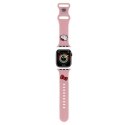 Pasek Hello Kitty Silicone Kitty Head na Apple Watch 38/40/41mm - różowy Hello Kitty