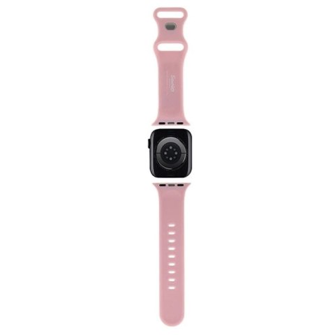 Pasek Hello Kitty Silicone Kitty Head na Apple Watch 38/40/41mm - różowy Hello Kitty