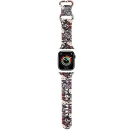Pasek Hello Kitty Silicone Tags Graffiti na Apple Watch 38/40/41mm - beżowy Hello Kitty