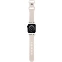 Pasek Hello Kitty Silicone Tags Graffiti na Apple Watch 38/40/41mm - beżowy Hello Kitty