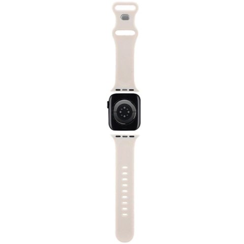 Pasek Hello Kitty Silicone Tags Graffiti na Apple Watch 38/40/41mm - beżowy Hello Kitty
