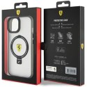 Etui Ferrari Ring Stand 2023 Collection MagSafe na iPhone 15 Plus / 14 Plus - czarne Ferrari